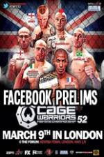 Watch Cage Warriors 52 Facebook Preliminary Fights Merdb