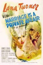 Watch Marriage Is a Private Affair Merdb