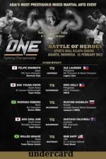 Watch ONE FC 2 Battle of Heroes Undercard Merdb