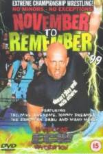 Watch ECW - November To Remember '99 Merdb
