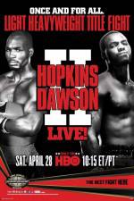 Watch Boxing Light Heavyweight Hopkins vs Dawson II Merdb